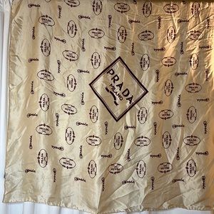 Prada Silk Scarf - No Size